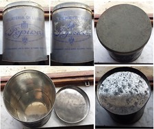 BARATTOLO SCATOLA IN LATTA DA 5 LITRI DELLA GELATERIA DI LUSSO PEPINO DI TORINO