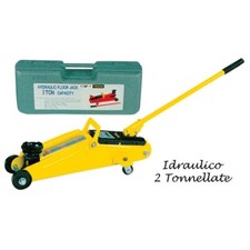 Cric Idraulico a Carrello Professionale Sollevatore per Auto Martinetto Officina