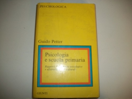 Guido petter psicologia - petter-psicologia, e