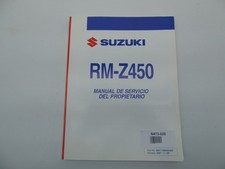 Suzuki RM-Z 450 2008 manuale