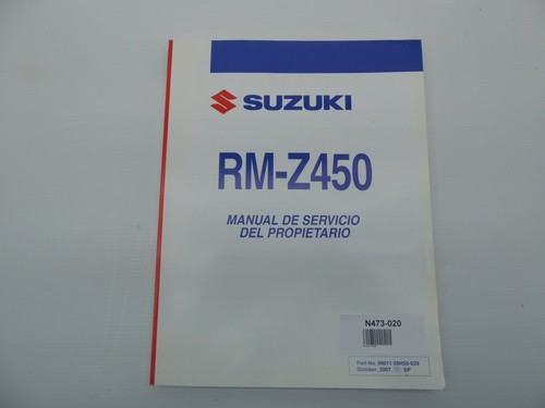 Suzuki 450 2008 - 450, manuale