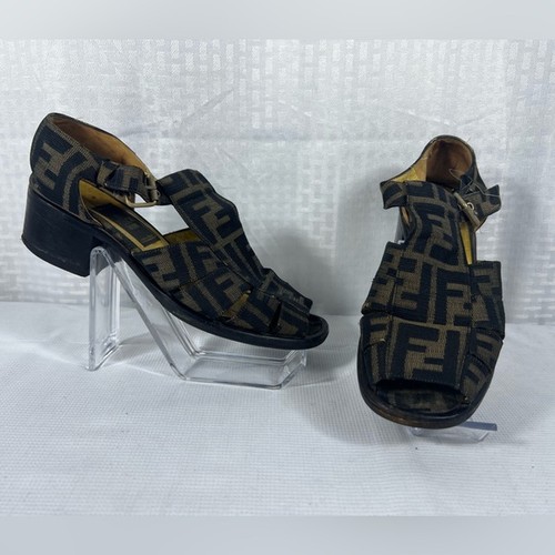 Sandali vintage tela con - tela,