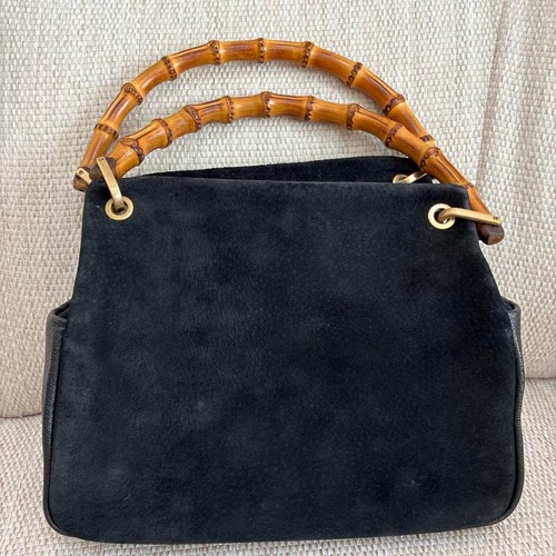 Gucci borsa mano bambù - borsa,