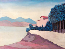 PIERO MAZZI -"SCORCIO"- OLIO