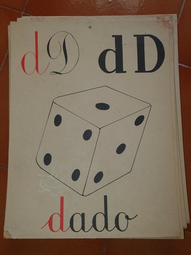 Abecedario parete vintage - parete,