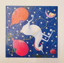 Beppe Francesconi  Serigrafia  la leggerezza Pop casa arte quadri