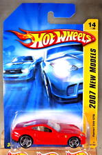 Hot Wheels 2007 #14 Nuovi Modelli 14/36 FERRARI 599 GTB Variante Rossa con Cromo Pr5s