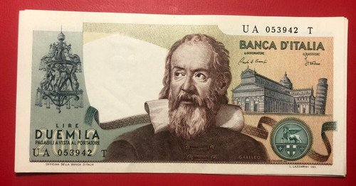 2000 lire galileo galilei - lire,