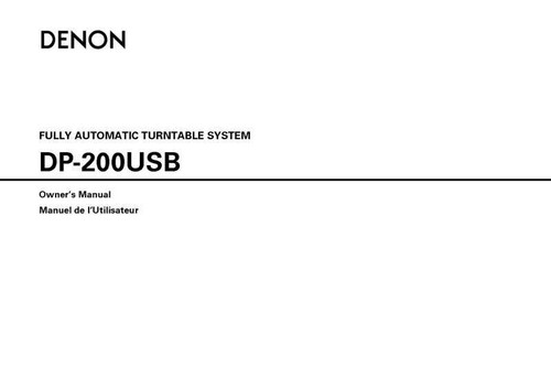 Denon 200usb giradischi - denon, dp-200usb
