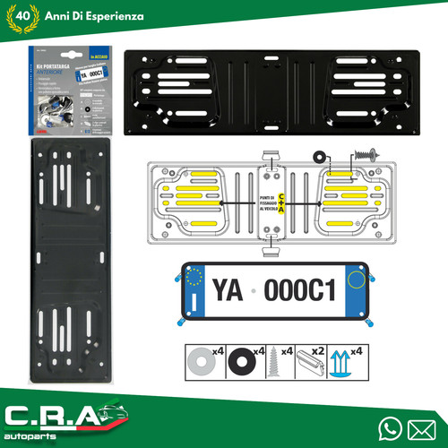 Lampa 19922 porta targa - porta,