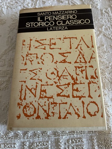 Pensiero storico classico - il,