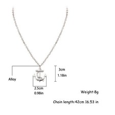 Argento Ancora color Ciondolo