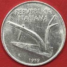 Moneta 10 Lire 1979 "Spighe"