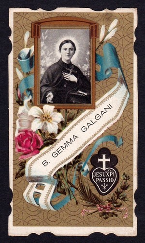 Santino holy card gemma - -,