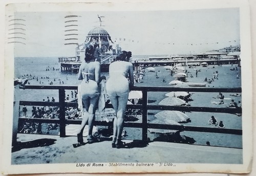 Cartolina lido roma ostia - cartolina,