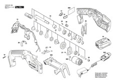 Ricambi Bosch per sega a