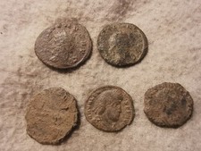 Set di monete romane, non