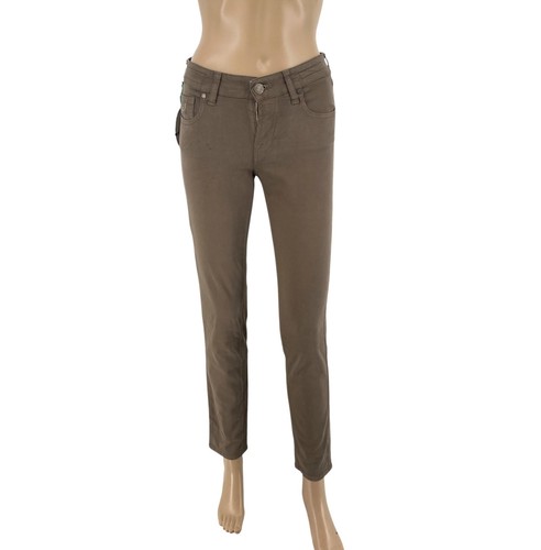 Jeans donna marroni jacob - marroni,