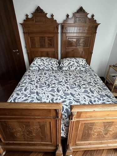 Letto matrimoniale antico - letto,