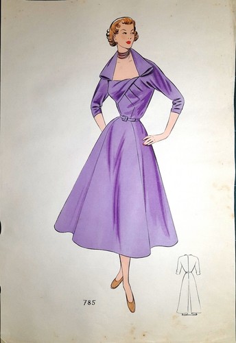 Stampa antica moda femminile - antica,