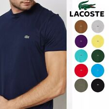 OFFERTA CALDA ~ T-shirt uomo Lacoste autentiche girocollo manica corta cotone Pima