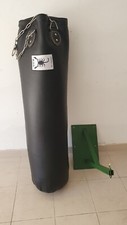 SACCO DA BOXE PIENO 40/50 kg MADE IN ITALY con supporto resistente fatto a mano