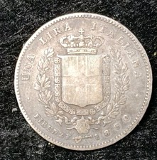 Lira 1860 firenze vittorio - lira,