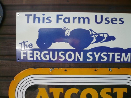 Enamel sign ferguson t20 - ,ferguson,