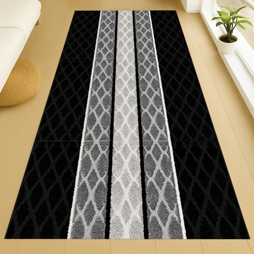 Tappeto moderno nero - ,,
