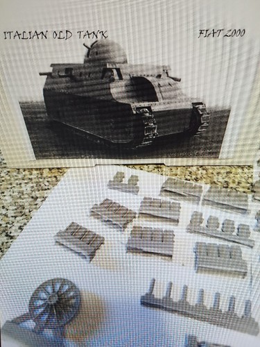Italian old tank fiat - italian,