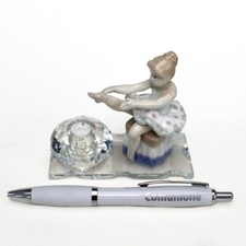 33220 Bomboniere Profumatore PortaPenne Cristallo Ballerina Comunione