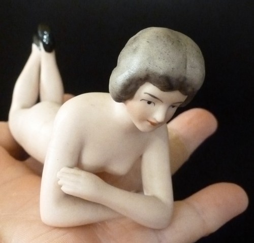 Antique german porcelain nude - antique,