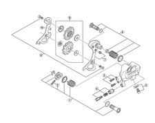 Set bulloni puleggia Shimano