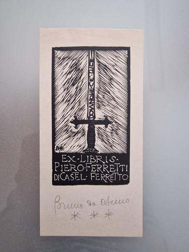 Bruno osimo ex libris - bruno, osimo.