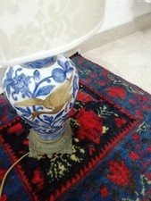 Lampada Antica In Porcellana Capodimonte dipinta a mano 