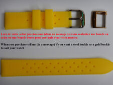 18 MM BRACCIALE CINTURINO GIALLO TROPICALE IDEALE COMPRESSORE IMMERSIONE DIVER