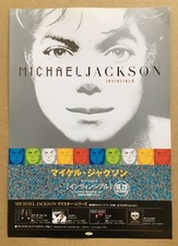 Spedizione 0€! MICHAEL JACKSON Giappone PROMO volantino MINI poster INVINCIBILE più elencato