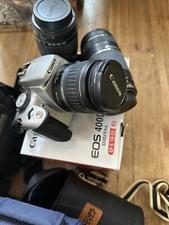 Canon EOS 400D digitale, 3 x obiettivo EF-S18-55 mm, EF-75-300 mm, borse Tamron 28-300 mm!