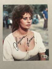 Sophia Loren foto autografata