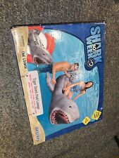 New Bestway Discovery Shark 30th Week Tiger Shark Pool Lounge Float 7’ Long NOS