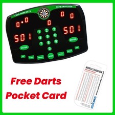 Freccette Scorer Freccette Deluxe Scoreboard Elettronico e Pocket Card regalo per lui