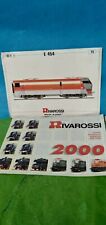 RIVAROSSI E 454 FS POSTER  con DATI TECNICI e CATALOGO 2000 NOVITA 