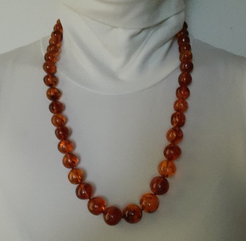Collana ambra baltica perle - collana,