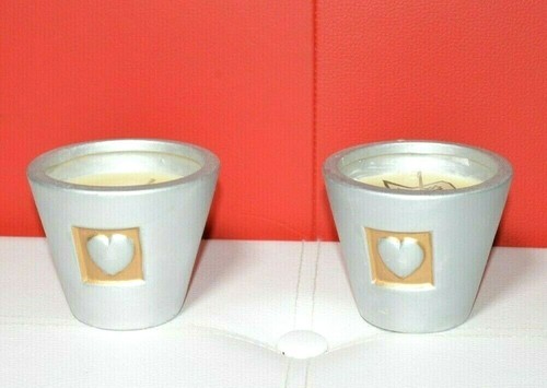 Coppia candele vasetti - coppia,