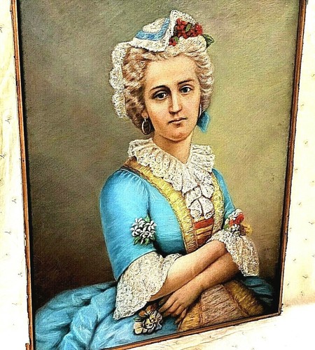 Dipinto tela dama molto - su,