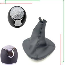 POMELLO 6 MARCE + CUFFIA LEVA CAMBIO CON GHIERA ALFA ROMEO MITO DAL 2008 NERA