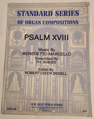 Benedetto marcello salmo xviii - marcello,