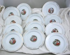 SET 12 PIATTI ANTICHI DISEGNO