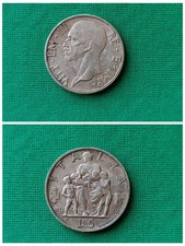 Italy Vittorio Emanuele III.5 Lire 1937.Argento.qFDC.come da foto.22066.