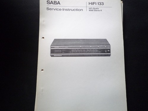 Manuale servizio originale - servizio,